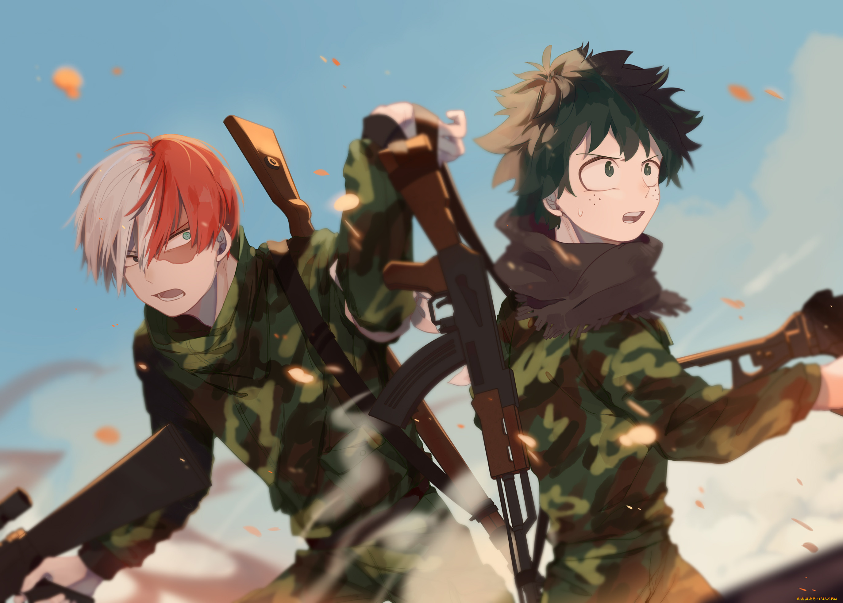 , boku no hero academia, amarouhi, boku, no, hero, academia, midoriya, izuku, todoroki, shouto